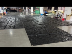 평면 트럭에 맞춤형 16x27 4x8ft 목재 타르프
